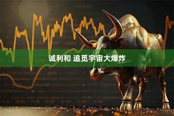 诚利和 追觅宇宙大爆炸