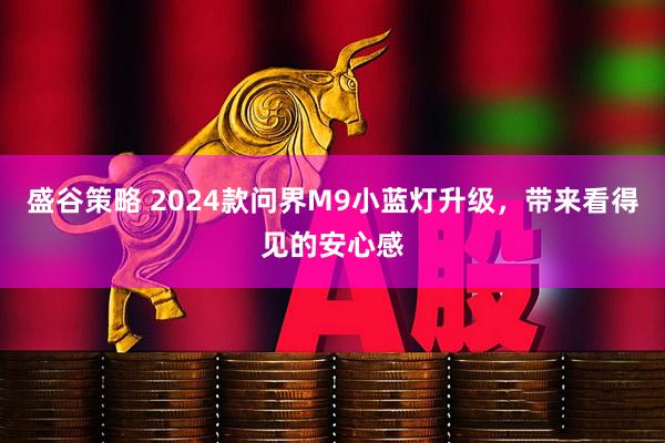 盛谷策略 2024款问界M9小蓝灯升级，带来看得见的安心感