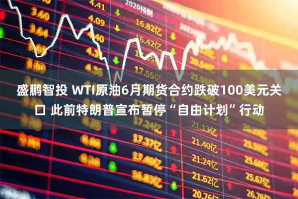 盛鹏智投 WTI原油6月期货合约跌破100美元关口 此前特朗普宣布暂停“自由计划”行动