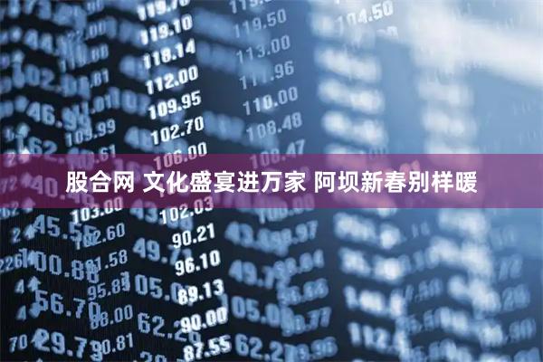 股合网 文化盛宴进万家 阿坝新春别样暖
