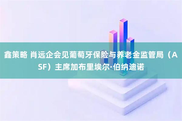 鑫策略 肖远企会见葡萄牙保险与养老金监管局（ASF）主席加布里埃尔·伯纳迪诺